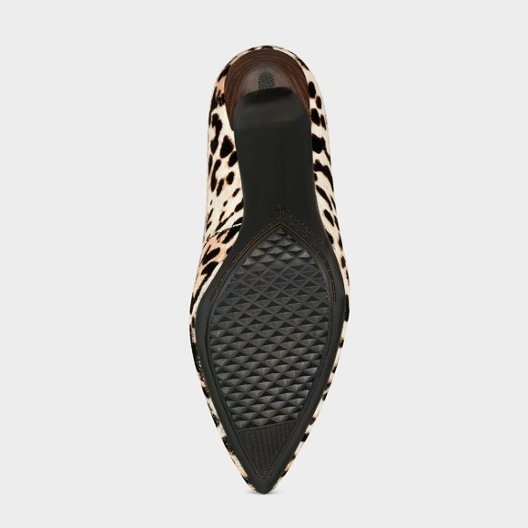 NEW Genuine Calf Hair Leopard Pumps Size 8 - Picture 6 of 8
